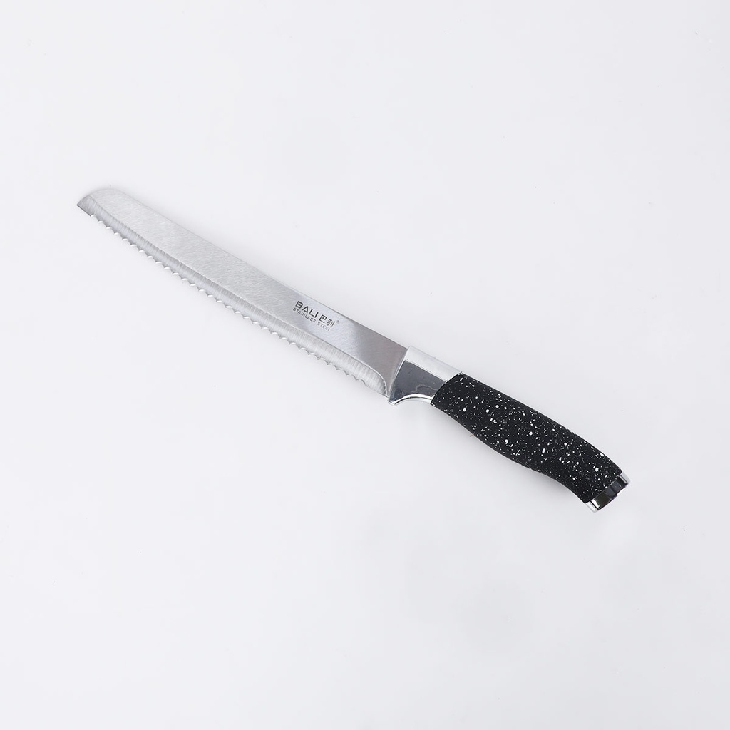Ensemble des couteaux avec support Chromé-Noir