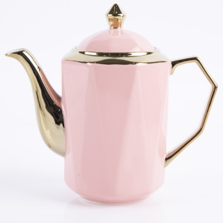 Sevice café au lait 8 pieces -Rose