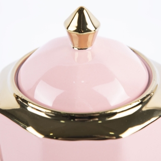 Sevice café au lait 8 pieces -Rose