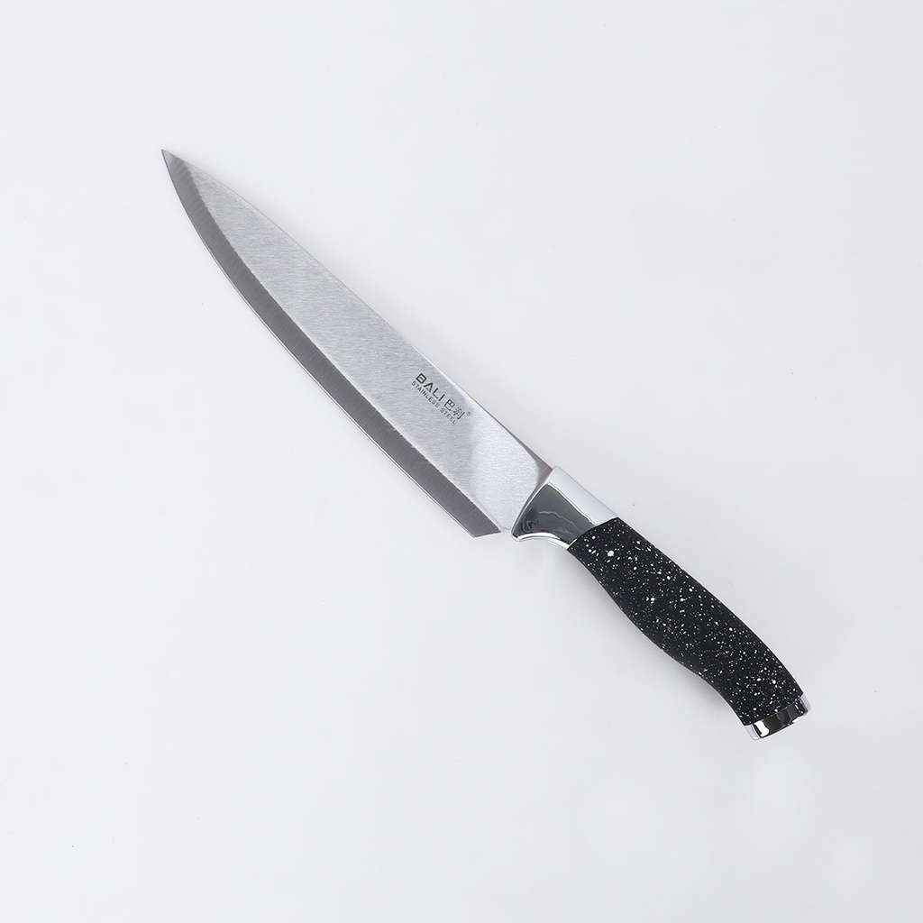 Ensemble des couteaux avec support Chromé-Noir