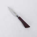Ensemble des couteaux avec support transparent-Rouge Bordeaux