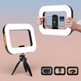 Lampe Selfie LED Rechargeable YM-300 – Portable avec 240 LED - Réglable Avec Trépied