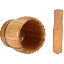 Mortier et Pilon en Bois