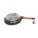 BARROLY Poêle Granit avec manche en bois 24 cm