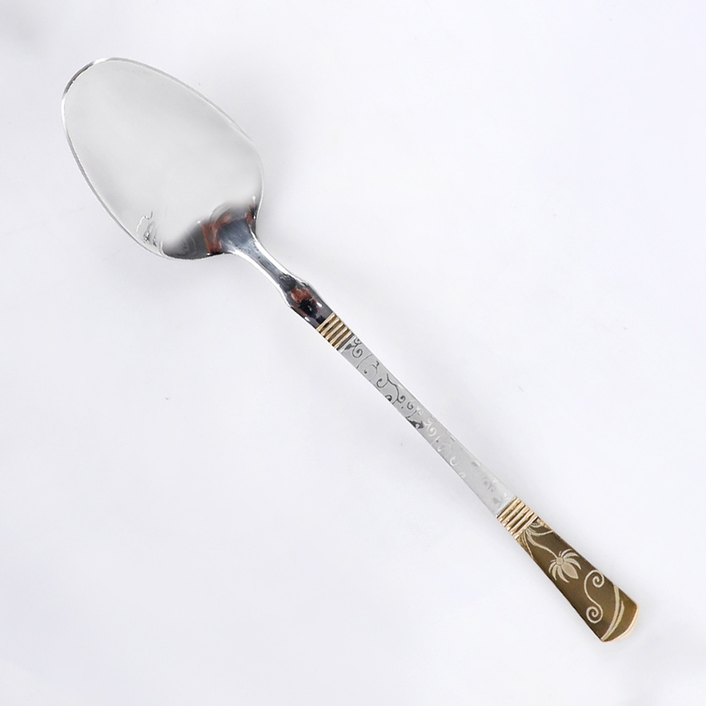 Ménagère de 24 Pièces En Acier Inoxydable Argenté avec boite Forme Œuf 