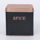 Set de 6 Pots à Épices  En Métal Avec Support 
