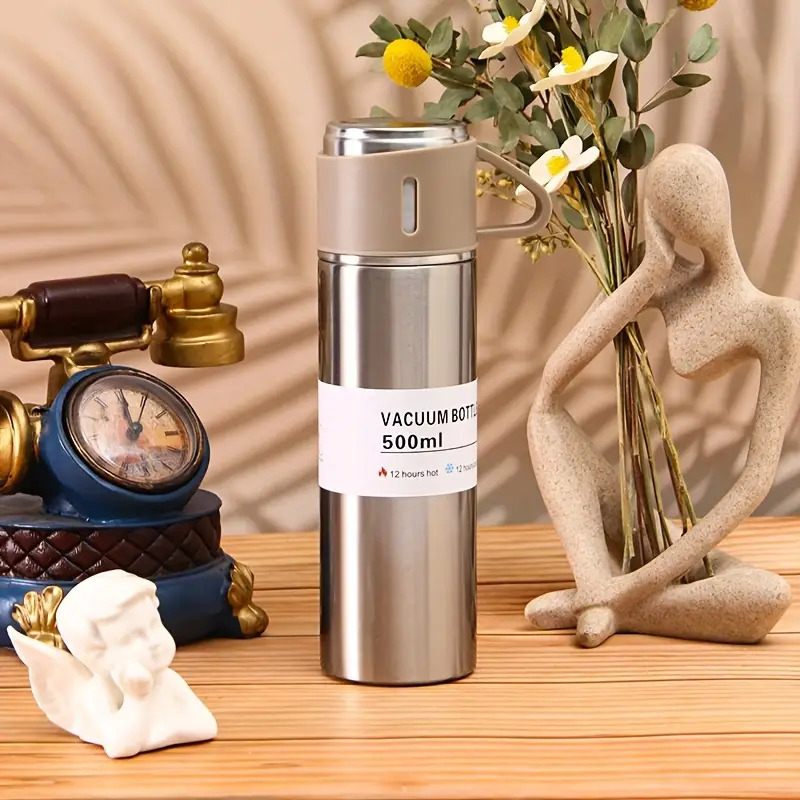 Thermos avec 3 coupes-Grège
