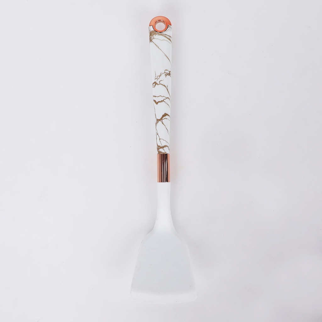Lot De 6 Ustensiles De Cuisine avec support-Blanc
