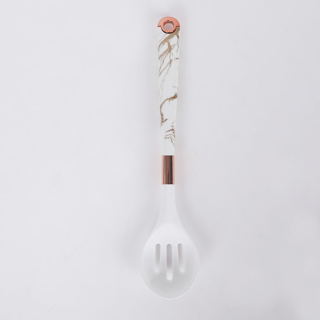 Lot De 6 Ustensiles De Cuisine avec support-Blanc