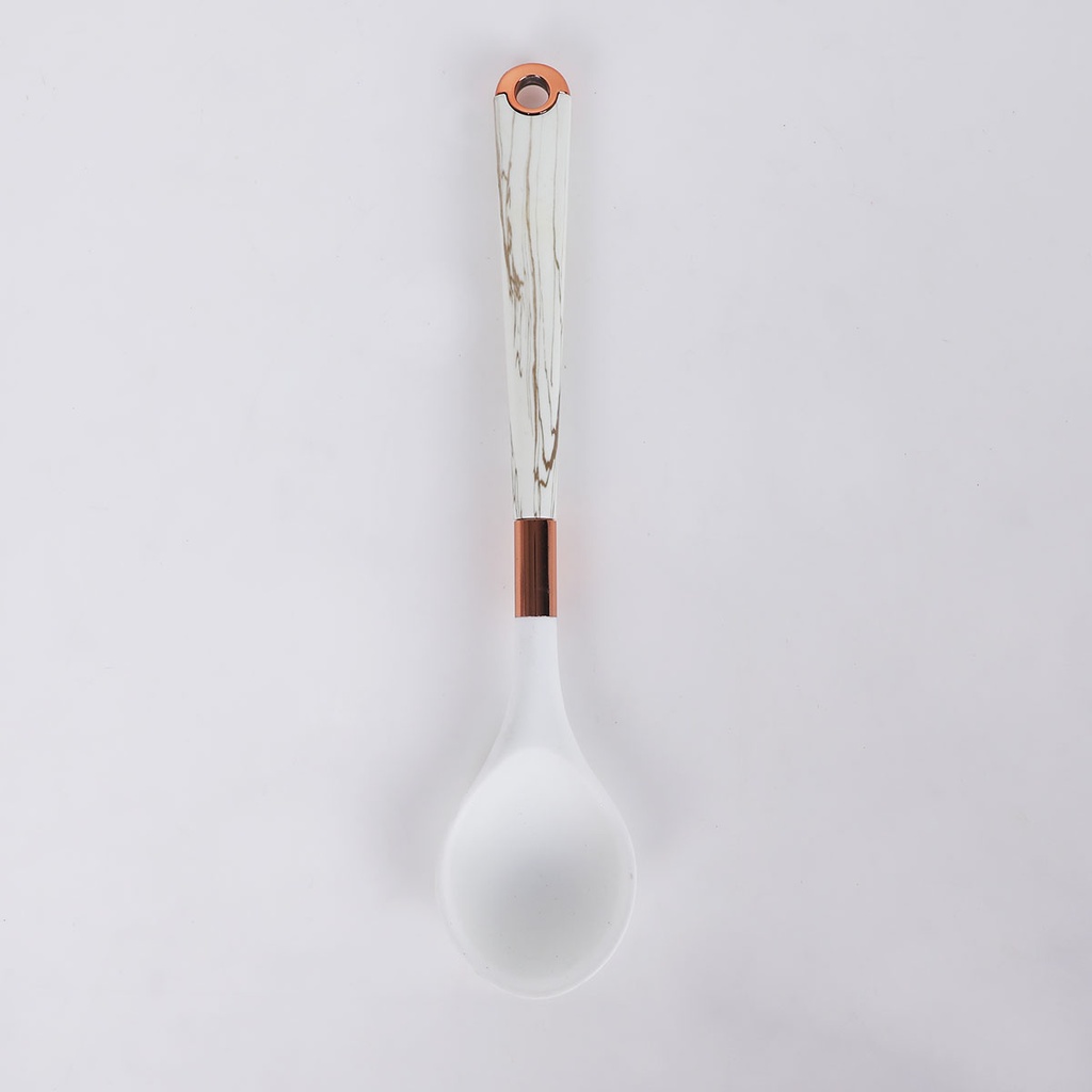 Lot De 6 Ustensiles De Cuisine avec support-Blanc