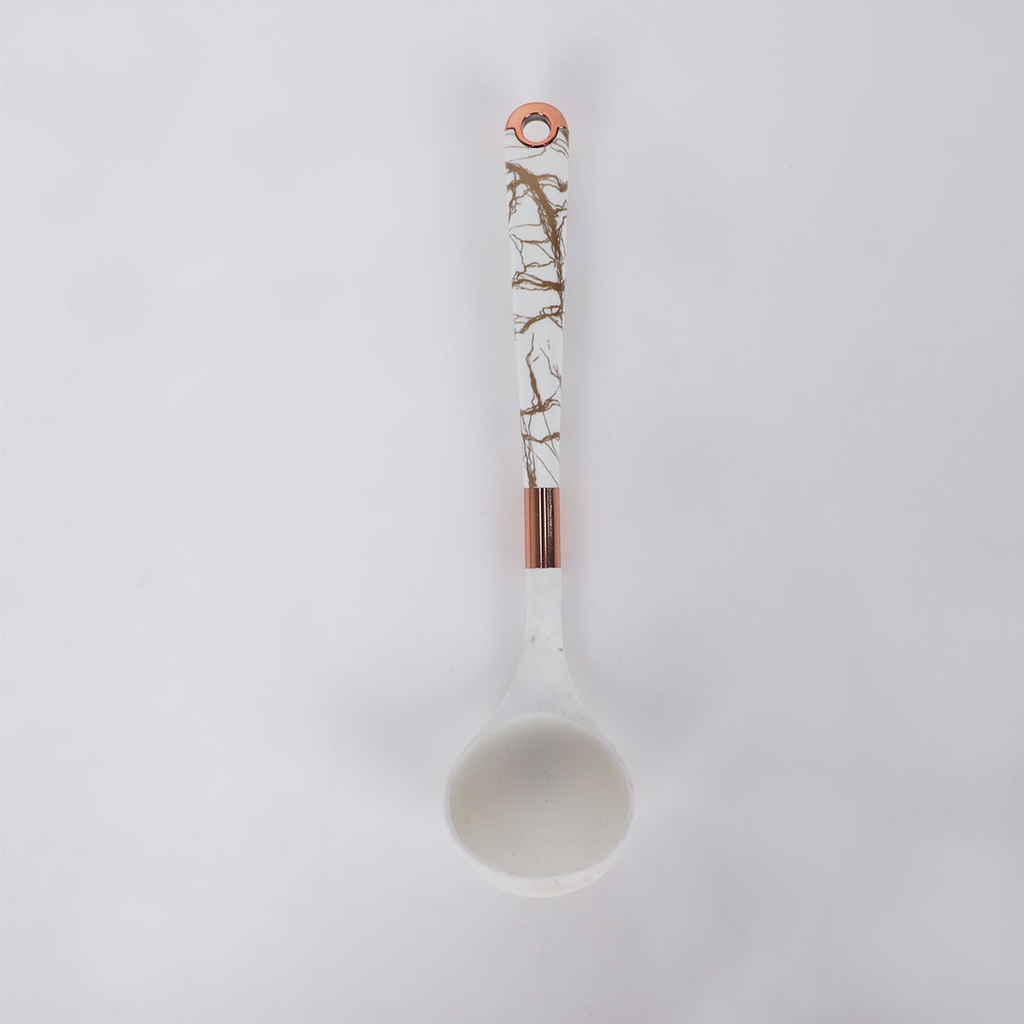 Lot De 6 Ustensiles De Cuisine avec support-Blanc