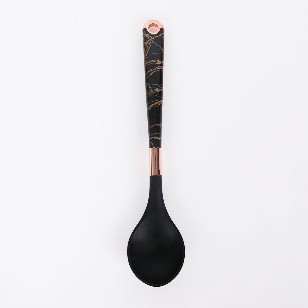 Lot De 6 Ustensiles De Cuisine avec support-Noir
