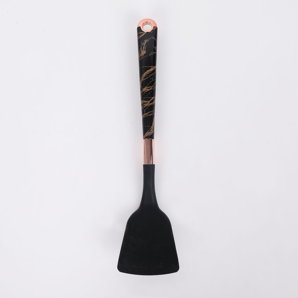 Lot De 6 Ustensiles De Cuisine avec support-Noir