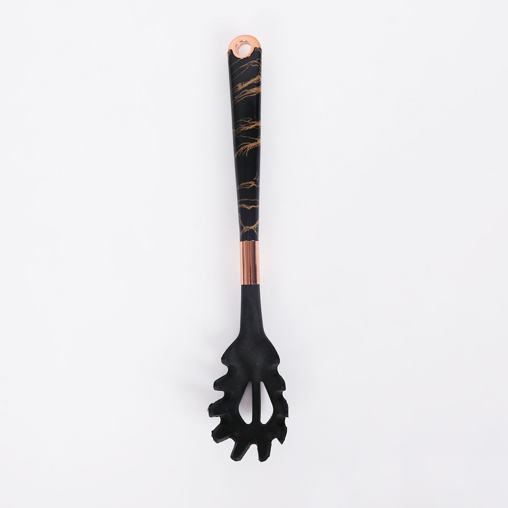 Lot De 6 Ustensiles De Cuisine avec support-Noir
