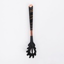 Lot De 6 Ustensiles De Cuisine avec support-Noir