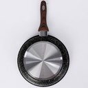 Poele sauteuse creuse Granit 22 cm-Noir