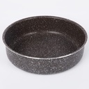 Serie de 3 moules cake et tajine granite haute qualité-Marron