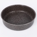 Serie de 3 moules cake et tajine granite haute qualité-Marron