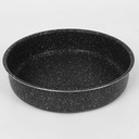 Serie de 3 moules cake et tajine granite haute qualité-Noir