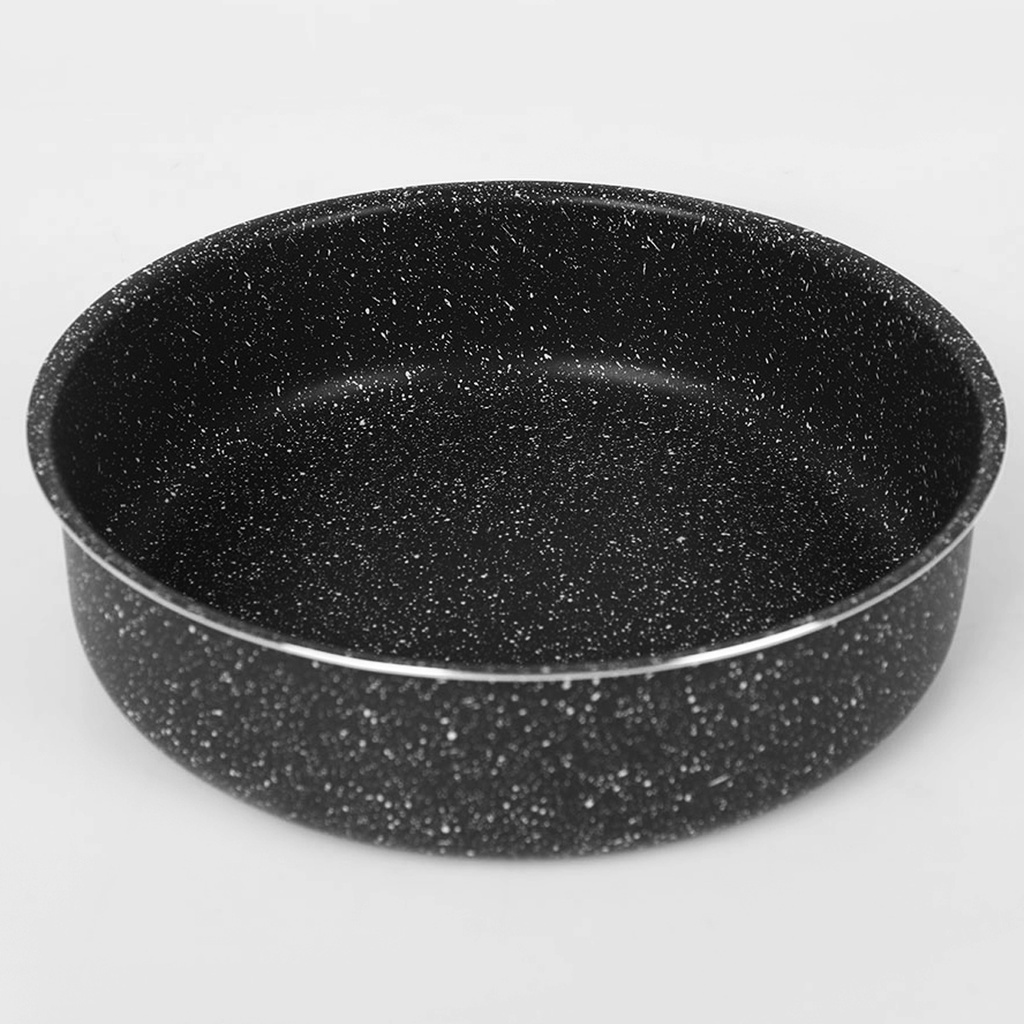 Serie de 3 moules cake et tajine granite haute qualité-Noir