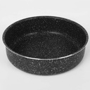 Serie de 3 moules cake et tajine granite haute qualité-Noir