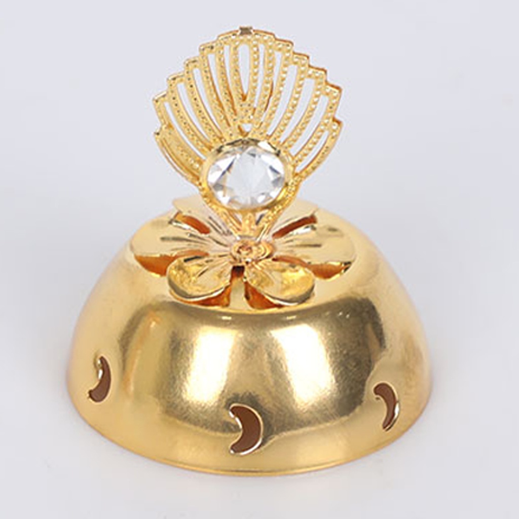 Encensoir À Charbon En verre et Métal Forme Conique Motif 3