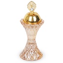 Encensoir À Charbon En verre et Métal Forme Conique Motif  2