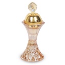 Encensoir À Charbon En verre et Métal Forme Conique Motif 1