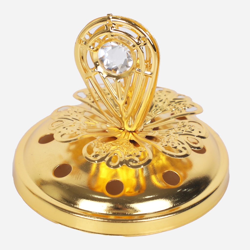 Encensoir À Charbon Métal Doré avec Miroir