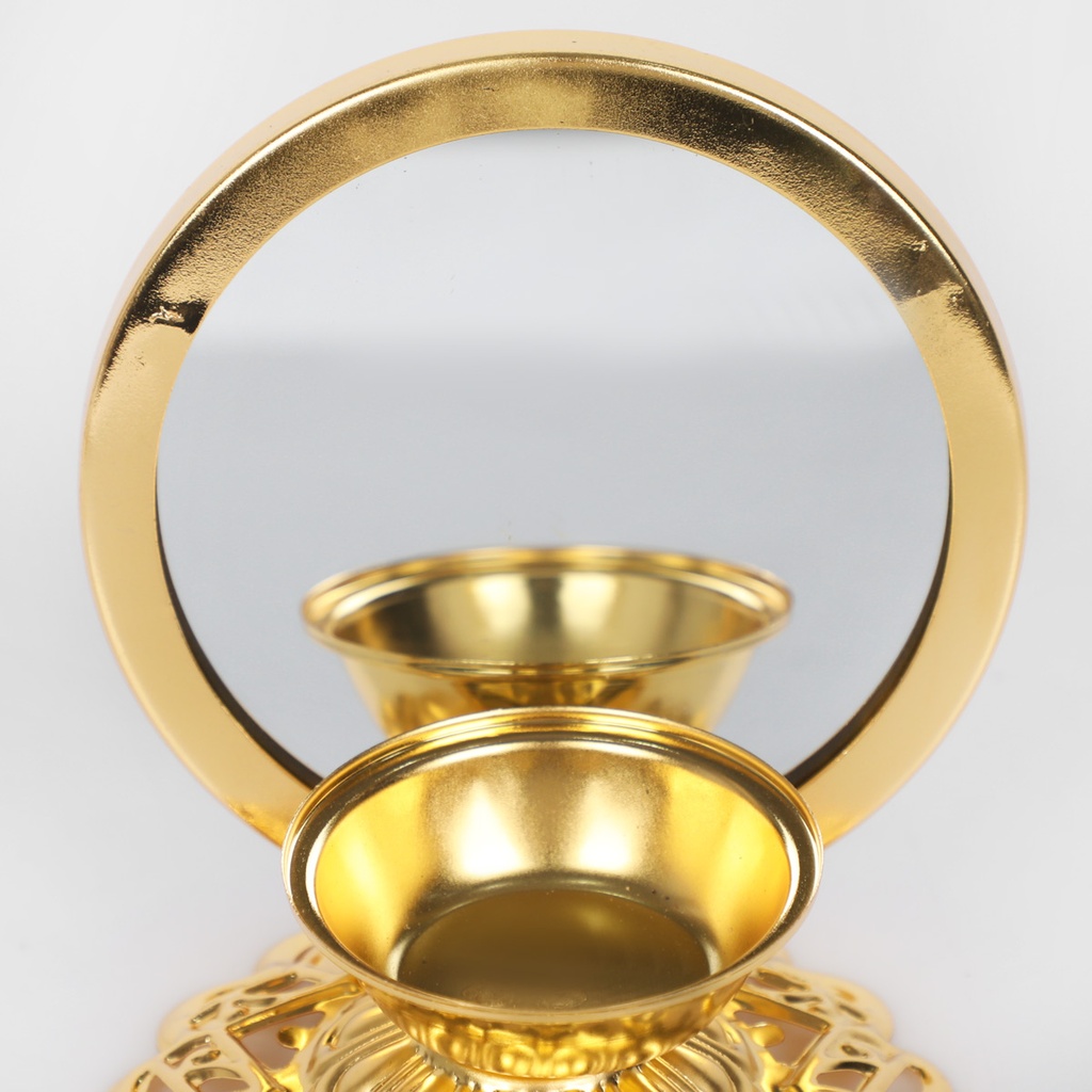 Encensoir À Charbon Métal Doré avec Miroir