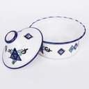 Service de Table traditionnelle en Céramique 20 Pièces motif KHLELA 