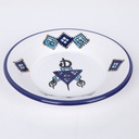 Service de Table traditionnelle en Céramique 20 Pièces motif KHLELA 