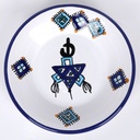 Service de Table traditionnelle en Céramique 20 Pièces motif KHLELA 