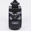 Mini Fanous Lumineux avec Lampe Guirlande Motif Ramadan Karim-Noir