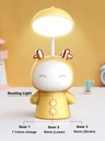 Lampe De Bureau Rechargeable LED Motif cartoon-Jaune