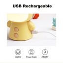 Lampe De Bureau Rechargeable LED Motif cartoon-Jaune