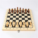Jeu d'échecs Pliant en Bois 29cm X 29cm