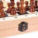 Jeu d'échecs Pliant en Bois 29cm X 29cm