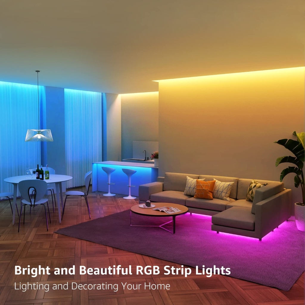 Bande lumineuse Led NON Extensible multi couleurs 270 led 5 mètres avec Télécommande