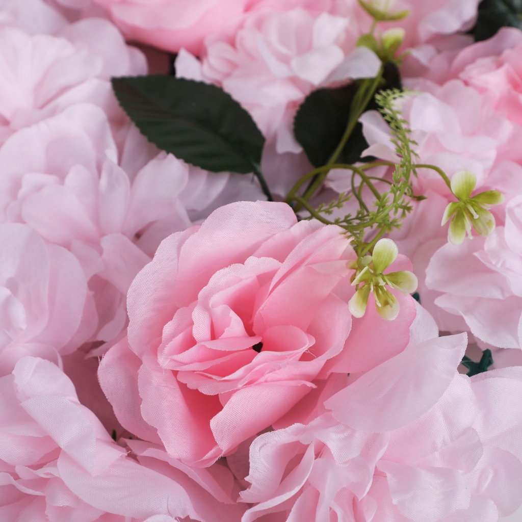 Mur de fleurs artificielles 60 X 40 cm modèle 1-Rose