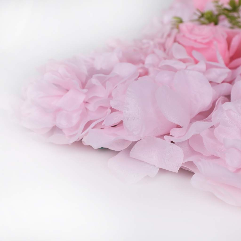 Mur de fleurs artificielles 60 X 40 cm modèle 1-Rose
