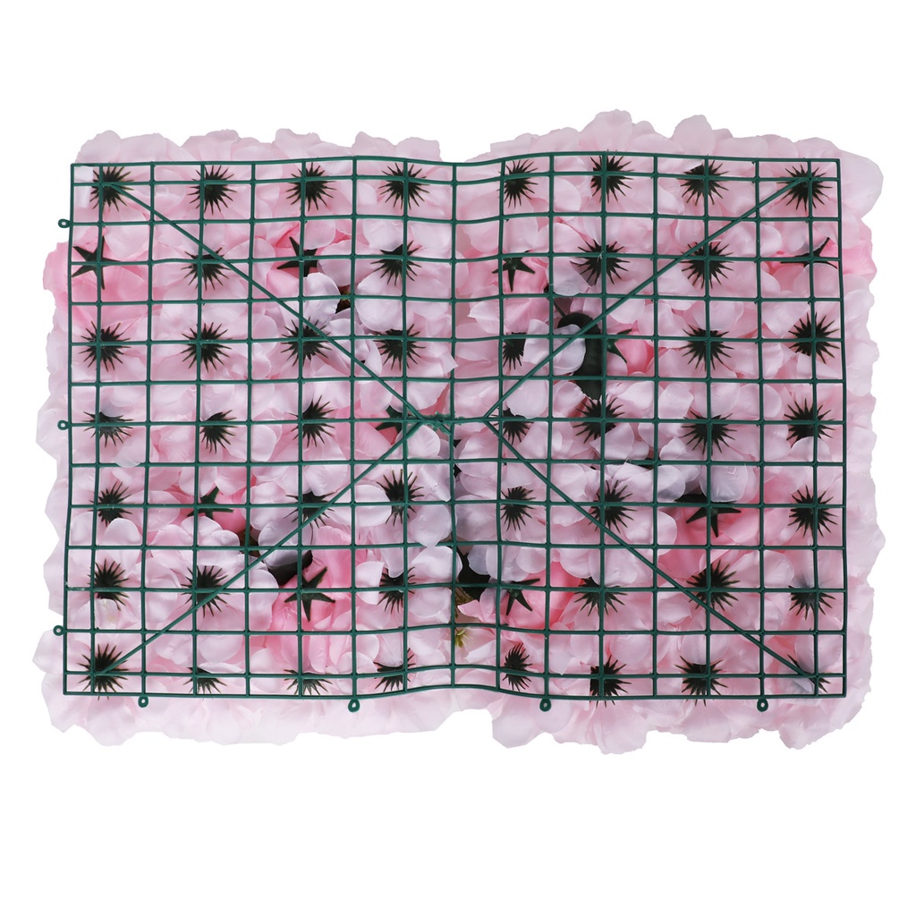 Mur de fleurs artificielles 60 X 40 cm modèle 1-Rose