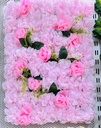 Mur de fleurs artificielles 60 X 40 cm modèle 1-Rose