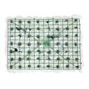 Mur de fleurs artificielles 60 X 40 cm modèle 1-Blanc