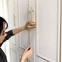 Rouleau Sticker Décoratif Doré 0.5 cm x 5000 cm