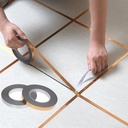 Rouleau Sticker Décoratif Doré 0.5 cm x 5000 cm