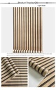 Papier peint Motif tube Bois Marron claire 0,53 X 9,5 m