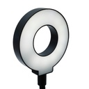 Ring light professional live stream A15 avec support de téléphone portable et microphone