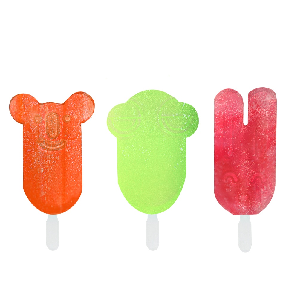 Moule à crème glacée de dessin animé en silicone-Motif 3