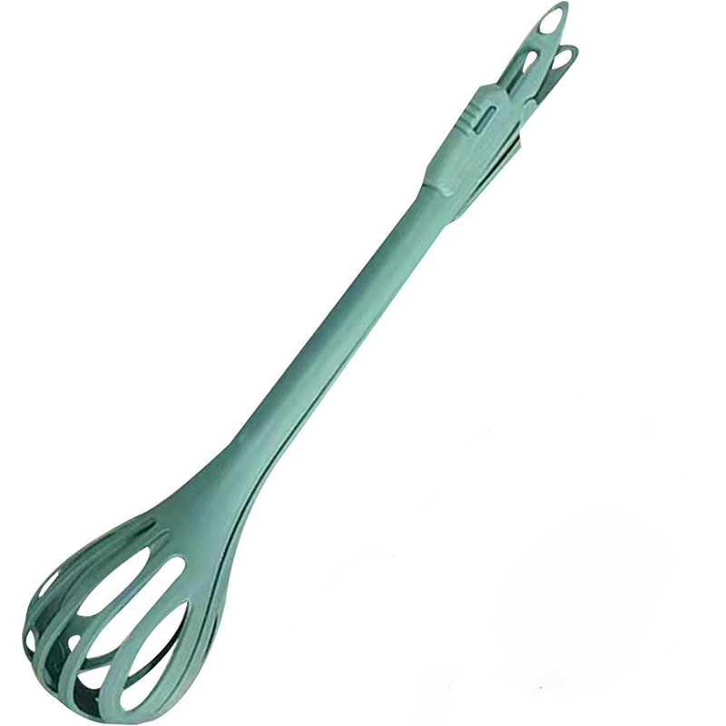 fouet à main et pince de cuisine 2 en 1 -Vert